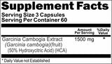 Private Label Garcinia Cambogia Extract HCA 1500mg 180caps Private Label 12,100,500 Bottle Price