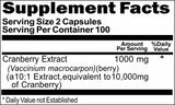 Private Label Cranberry Extract Equivalent 10,000mg 200caps Private Label 12,100,500 Bottle Price