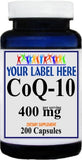 Private Label CoQ-10 400mg 200caps Private Label 12,100,500 Bottle Price