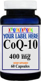 Private Label CoQ-10 400mg 60caps Private Label 12,100,500 Bottle Price