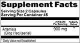 Private Label Artemisia 900mg 90caps Private Label 12,100,500 Bottle Price