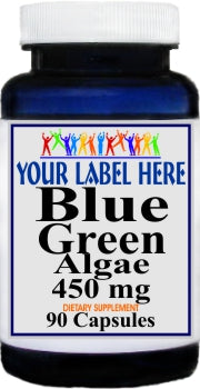 Private Label Blue Green Algae 450mg 90caps Private Label 12,100,500 Bottle Price
