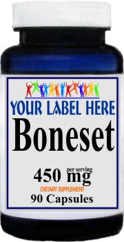 Private Label Boneset 450mg 90caps Private Label 12,100,500 Bottle Price