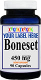 Private Label Boneset 450mg 90caps Private Label 12,100,500 Bottle Price