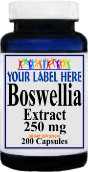 Private Label Boswellia Extract 250mg 200caps Private Label 12,100,500 Bottle Price