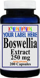 Private Label Boswellia Extract 250mg 100caps or 200caps Private Label 12,100,500 Bottle Price