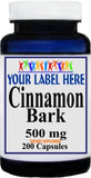 Private Label Cinnamon Bark 500mg 200caps Private Label 12,100,500 Bottle Price