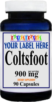 Private Label Coltsfoot 900mg 90caps Private Label 12,100,500 Bottle Price