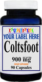 Private Label Coltsfoot 900mg 90caps Private Label 12,100,500 Bottle Price