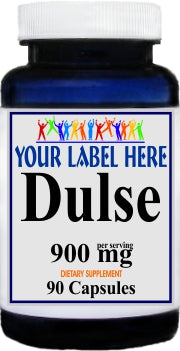 Private Label Dulse 900mg 90caps Private Label 12,100,500 Bottle Price