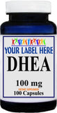Private Label DHEA 100mg 100caps or 200caps Private Label 12,100,500 Bottle Price