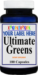 Private Label Ultimate Greens 180caps Private Label 12,100,500 Bottle Price