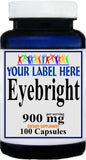 Private Label Eyebright 900mg 100caps Private Label 12,100,500 Bottle Price