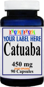 Private Label Catuaba 450mg 90caps Private Label 12,100,500 Bottle Price