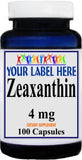 Private Label Zeaxanthin 4mg 100caps Private Label 12,100,500 Bottle Price