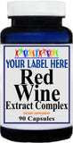 Private Label Red Wine Extract Complex 400mg 90caps Private Label 12,100,500 Bottle Price