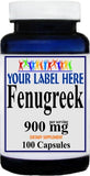 Private Label Fenugreek 900mg 100caps Private Label 12,100,500 Bottle Price
