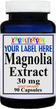Private Label  Magnolia Bark Extract 30mg 90caps or 180caps Private Label 12,100,500 Bottle Price