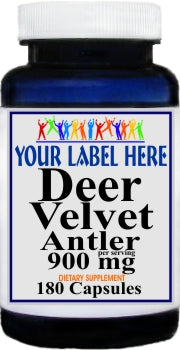 Private Label Deer Velvet Antler 900mg 180caps Private Label 12,100,500 Bottle Price