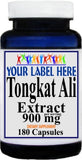 Private Label Tongkat Ali Extract 900mg 90caps or 180caps Private Label 12,100,500 Bottle Price