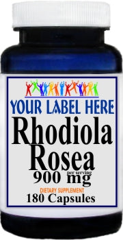 Private Label Rhodiola Rosea 900mg 180caps Private Label 12,100,500 Bottle Price
