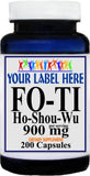 Private Label Fo-Ti Ho-Shou-Wu 900mg 200caps Private Label 12,100,500 Bottle Price