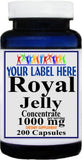 Private Label Royal Jelly Concentrate 1000mg 200caps Private Label 12,100,500 Bottle Price