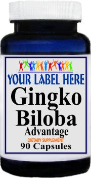 Private Label Gingko Biloba Advantage 90caps Private Label 12,100,500 Bottle Price