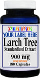 Private Label Larch Tree Extract 900mg 90caps or 180caps Private Label 12,100,500 Bottle Price