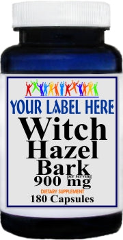 Private Label Witch Hazel Bark 900mg 180caps Private Label 12,100,500 Bottle Price