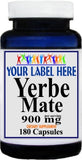 Private Label Yerba Mate 900mg 180caps Private Label 12,100,500 Bottle Price