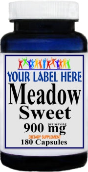 Private Label Meadow Sweet 900mg 180caps Private Label 12,100,500 Bottle Price