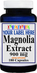 Private Label Magnolia Bark 900mg 180caps Private Label 12,100,500 Bottle Price