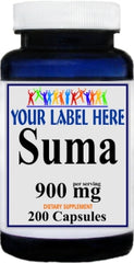 Private Label Suma 900mg 200caps Private Label 12,100,500 Bottle Price