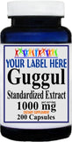 Private Label Guggul Standardized Extract 1000mg 200caps Private Label 12,100,500 Bottle Price