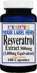 Private Label Resveratrol Extract Equivalent 3000mg 180caps Private Label 12,100,500 Bottle Price