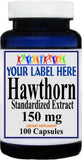 Private Label Hawthorn Standardized Extract 150mg 100caps Private Label 12,100,500 Bottle Price