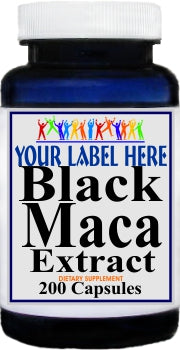Private Label Black Maca Extract Equivalent 1600mg 200caps Private Label 12,100,500 Bottle Price