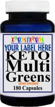 Private Label KETO Multi Green 180caps Private Label 12,100,500 Bottle Price