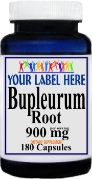 Private Label Bupleurum Root 900mg 180caps Private Label 12,100,500 Bottle Price