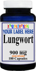 Private Label Lungwort 900mg 180caps Private Label 12,100,500 Bottle Price