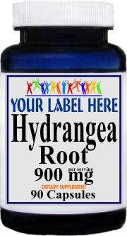 Private Label Hydrangea Root 900mg 90caps Private Label 12,100,500 Bottle Price