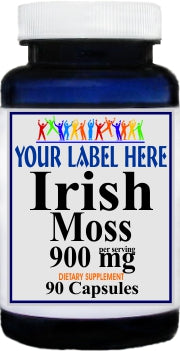 Private Label Irish Moss 900mg 90caps Private Label 12,100,500 Bottle Price