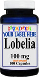 Private Label Lobelia 100mg 100caps Private Label 12,100,500 Bottle Price