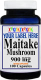 Private Label Maitake Mushroom 900mg 100caps or 200caps Private Label 12,100,500 Bottle Price