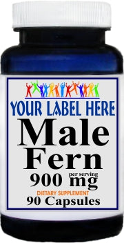 Private Label Male Fern 900mg 90caps Private Label 12,100,500 Bottle Price
