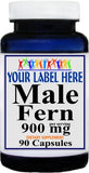 Private Label Male Fern 900mg 90caps Private Label 12,100,500 Bottle Price