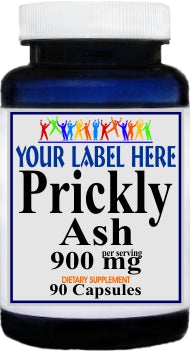 Private Label Prickly Ash Bark 900mg 90caps Private Label 12,100,500 Bottle Price