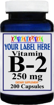 Private Label B-2 250mg 200caps Private Label 12,100,500 Bottle Price