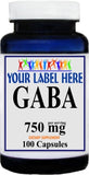 Private Label Gaba 750mg 200caps Private Label 12,100,500 Bottle Price